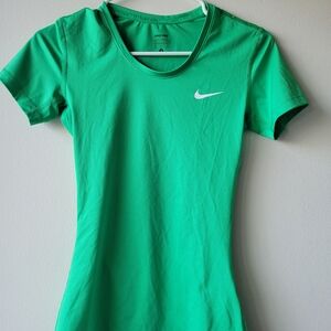 Nike Women's Vibrant Green Short Sleeve Tee